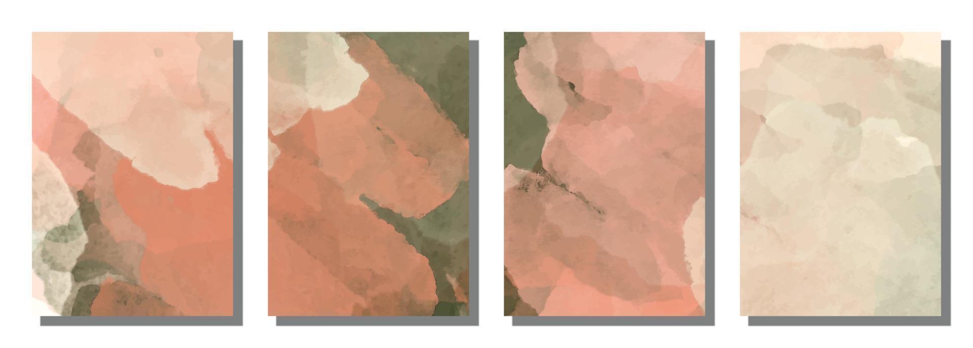 Abstract watercolor brush background. vector