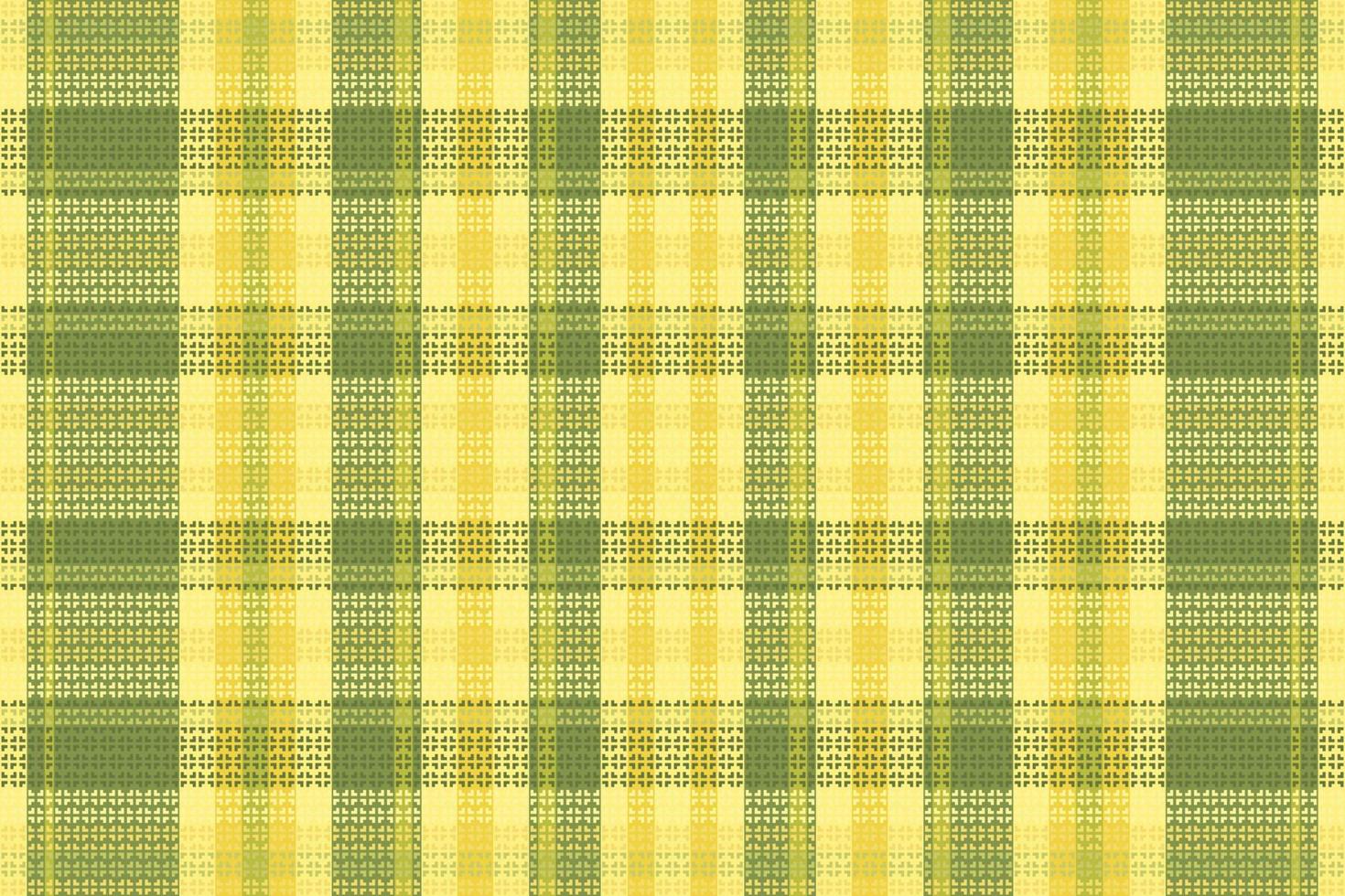 Tartan Plaid With Summer Color Pattern. vector