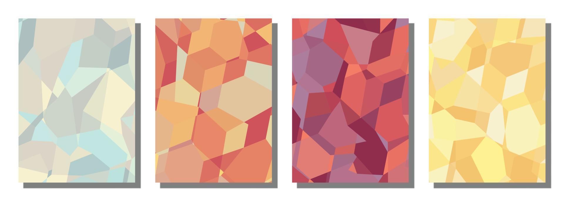 Abstract polygon background. vector