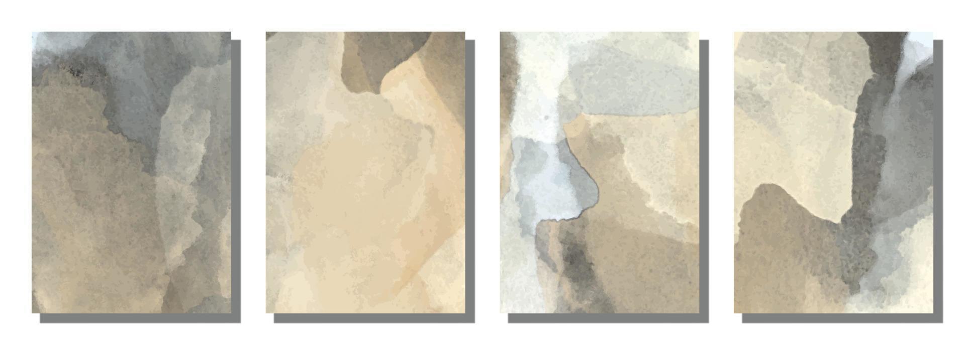 Abstract watercolor brush background. vector