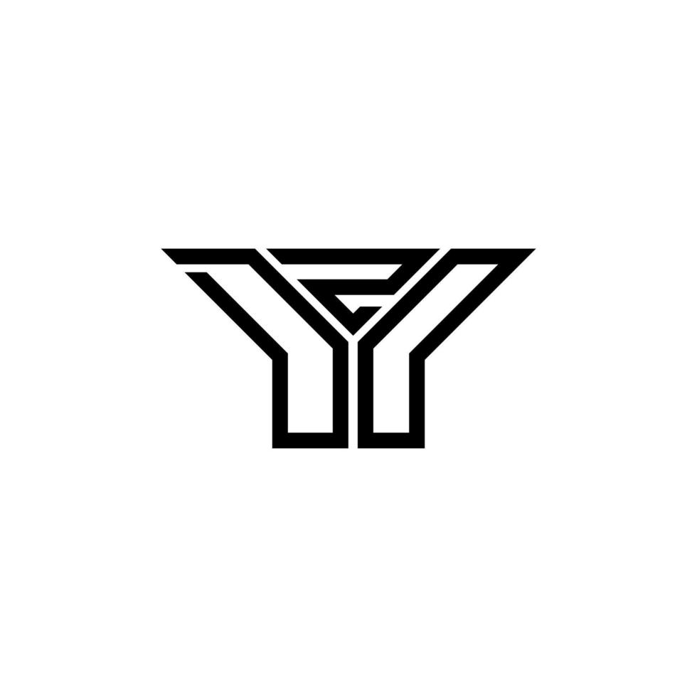DZD letter logo creative design with vector graphic, DZD simple and modern logo.