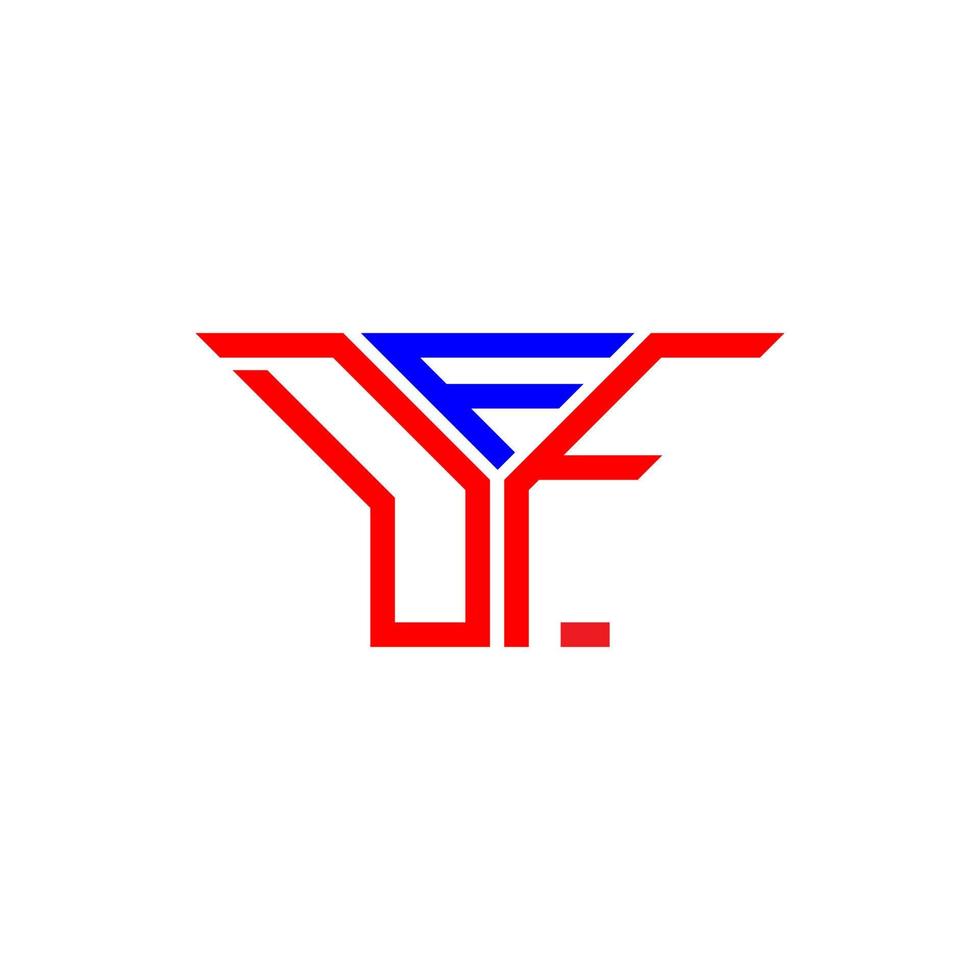 DFF letra logo creativo diseño con vector gráfico, DFF sencillo y moderno logo.