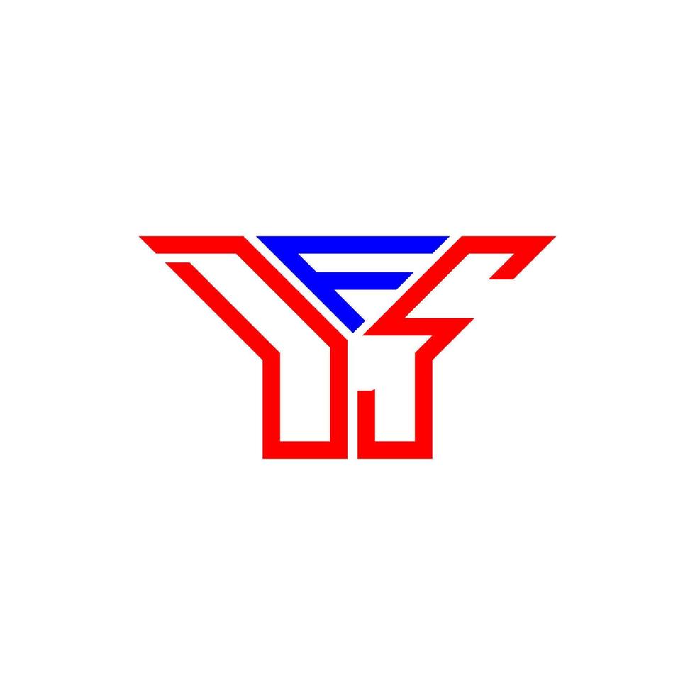 dfs letra logo creativo diseño con vector gráfico, dfs sencillo y moderno logo.