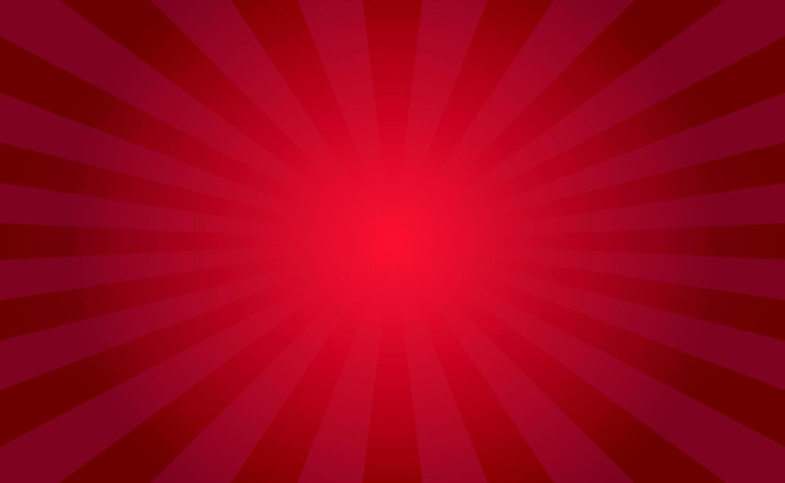 Red Sunray Background free vector design