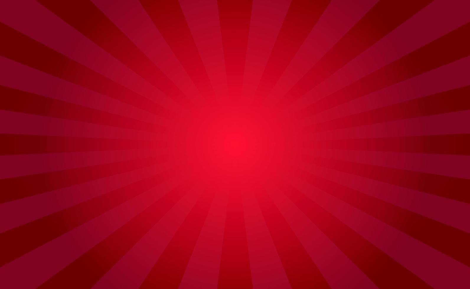 Red Sunray Background free vector design