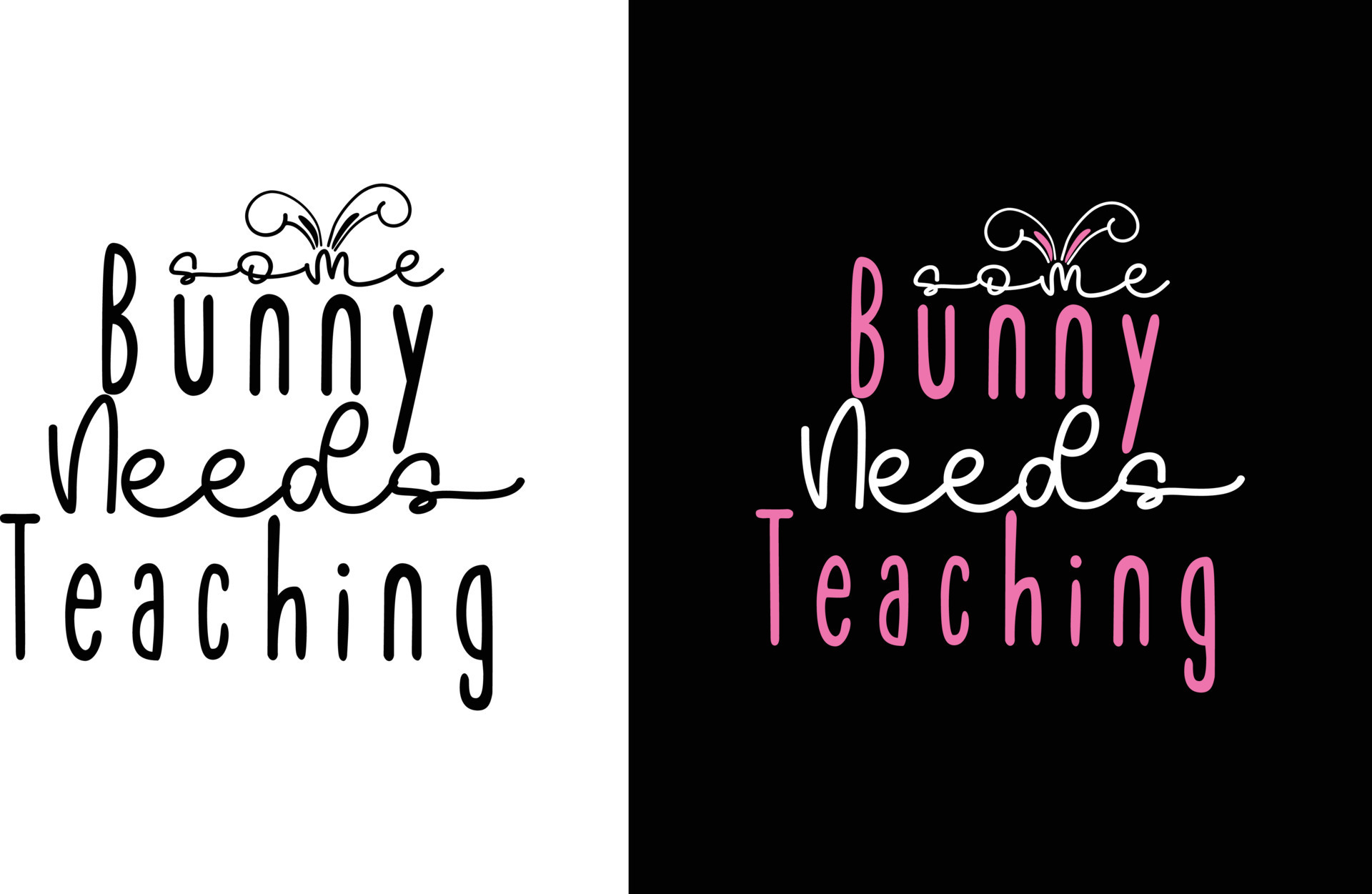 Some Bunny Needs Teaching 21613192 Vector Art at Vecteezy