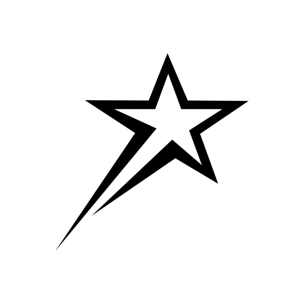 Star symbol icon vector