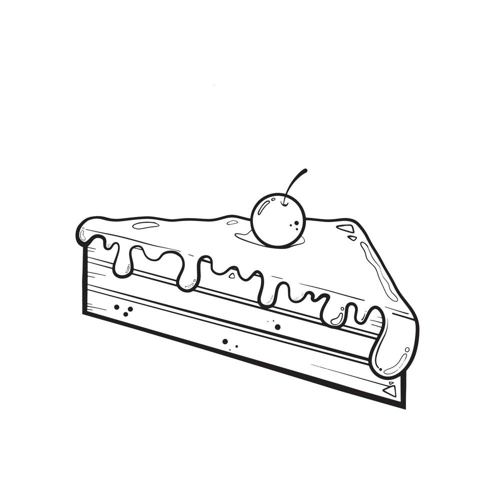 doodle fast food vector