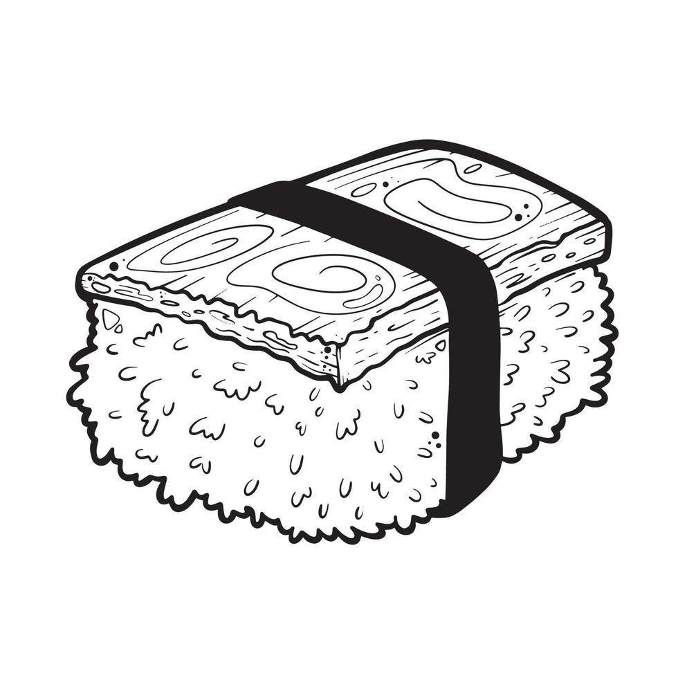 doodle fast food vector