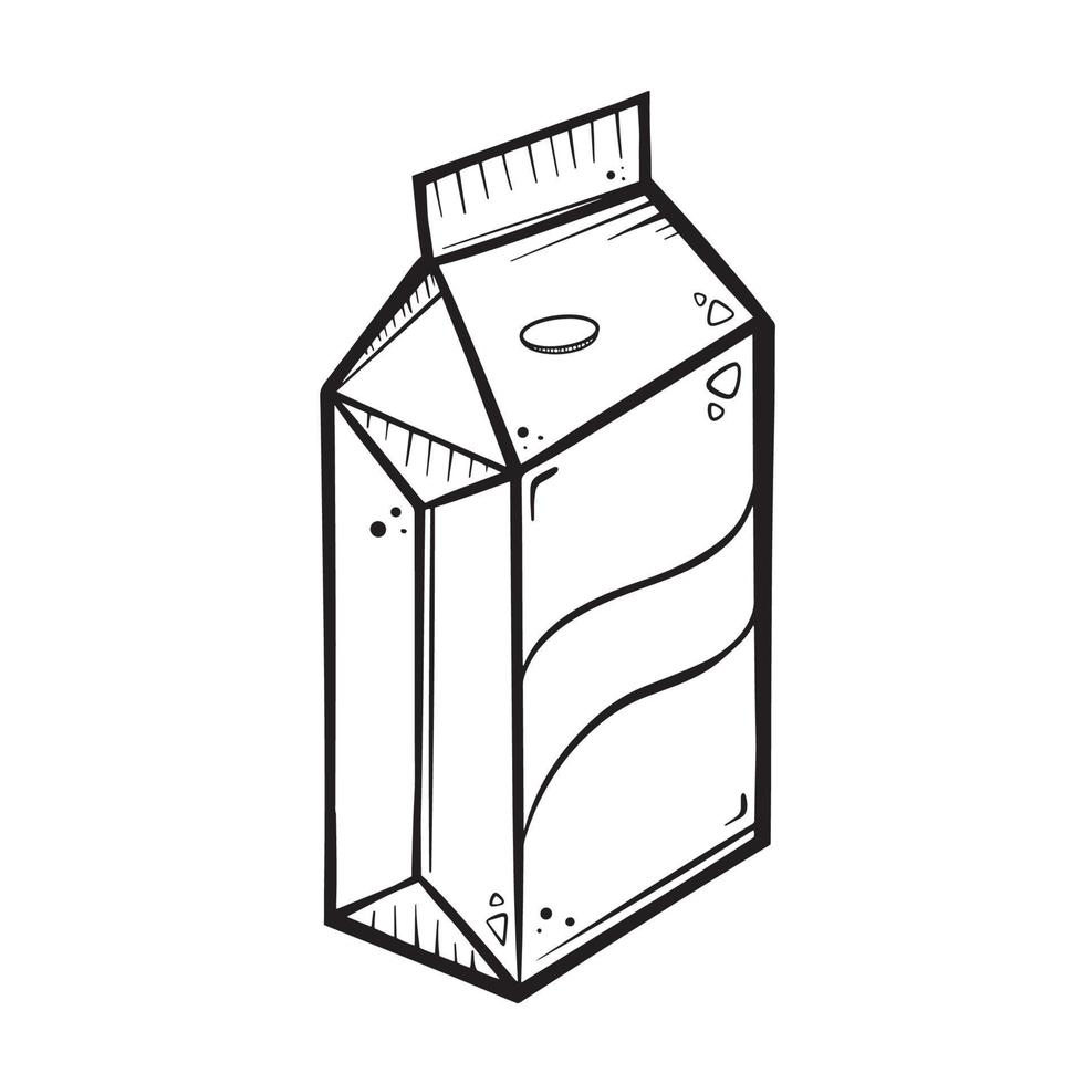doodle fast food vector