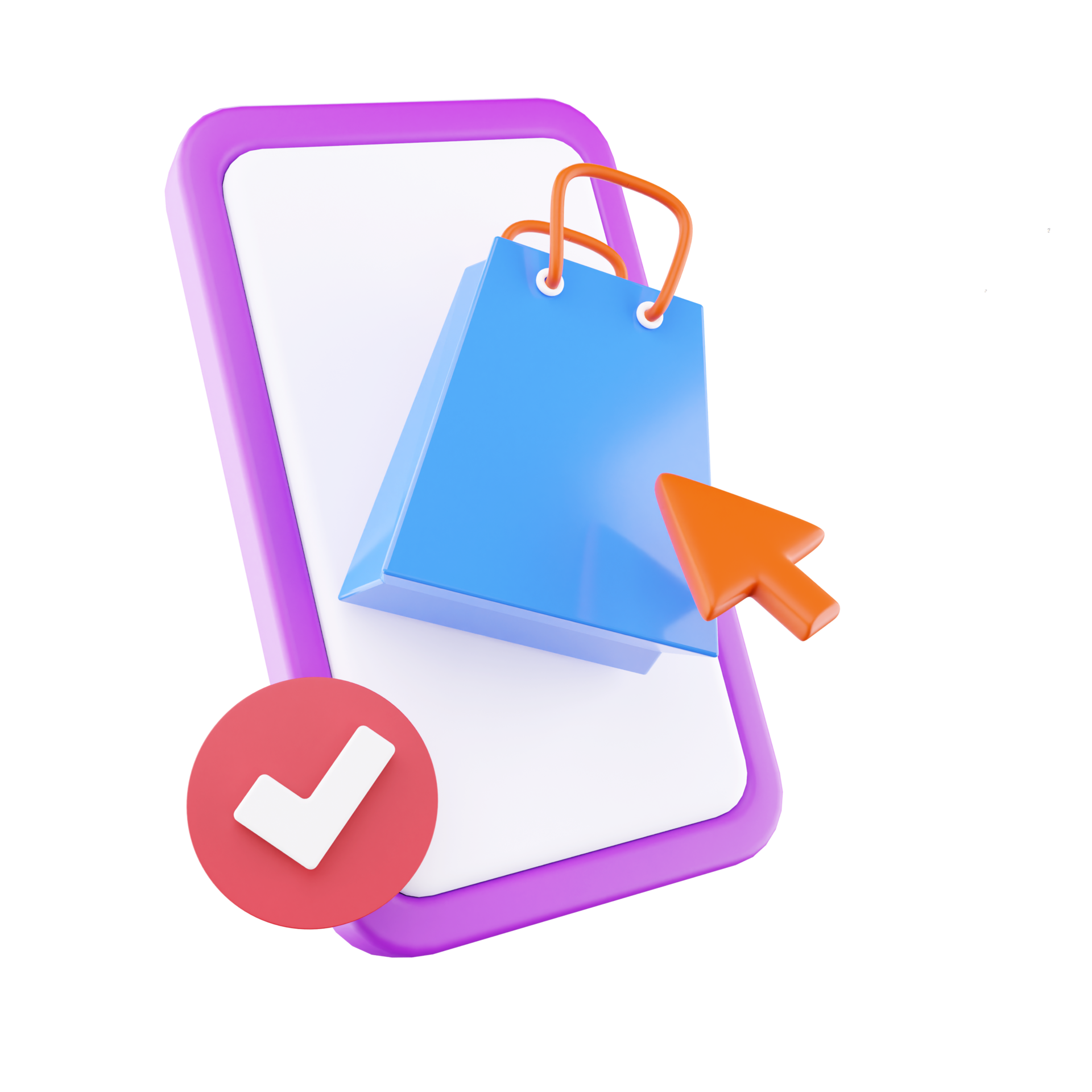 Online Shopping 3d Icon 21613378 PNG