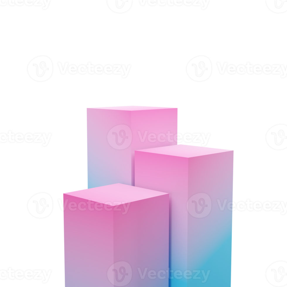 square Pastel Podium stand show cosmetic product png