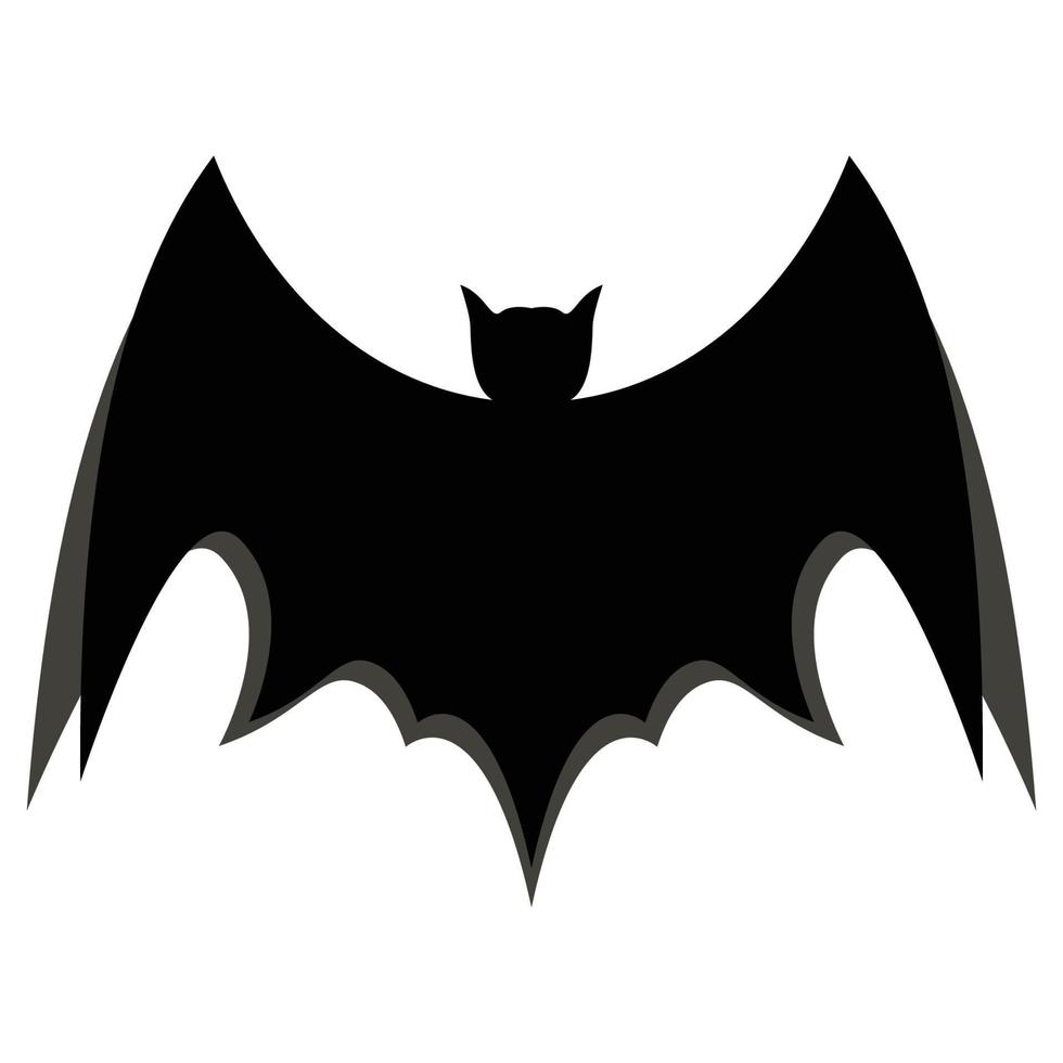 bat vector icon logo template
