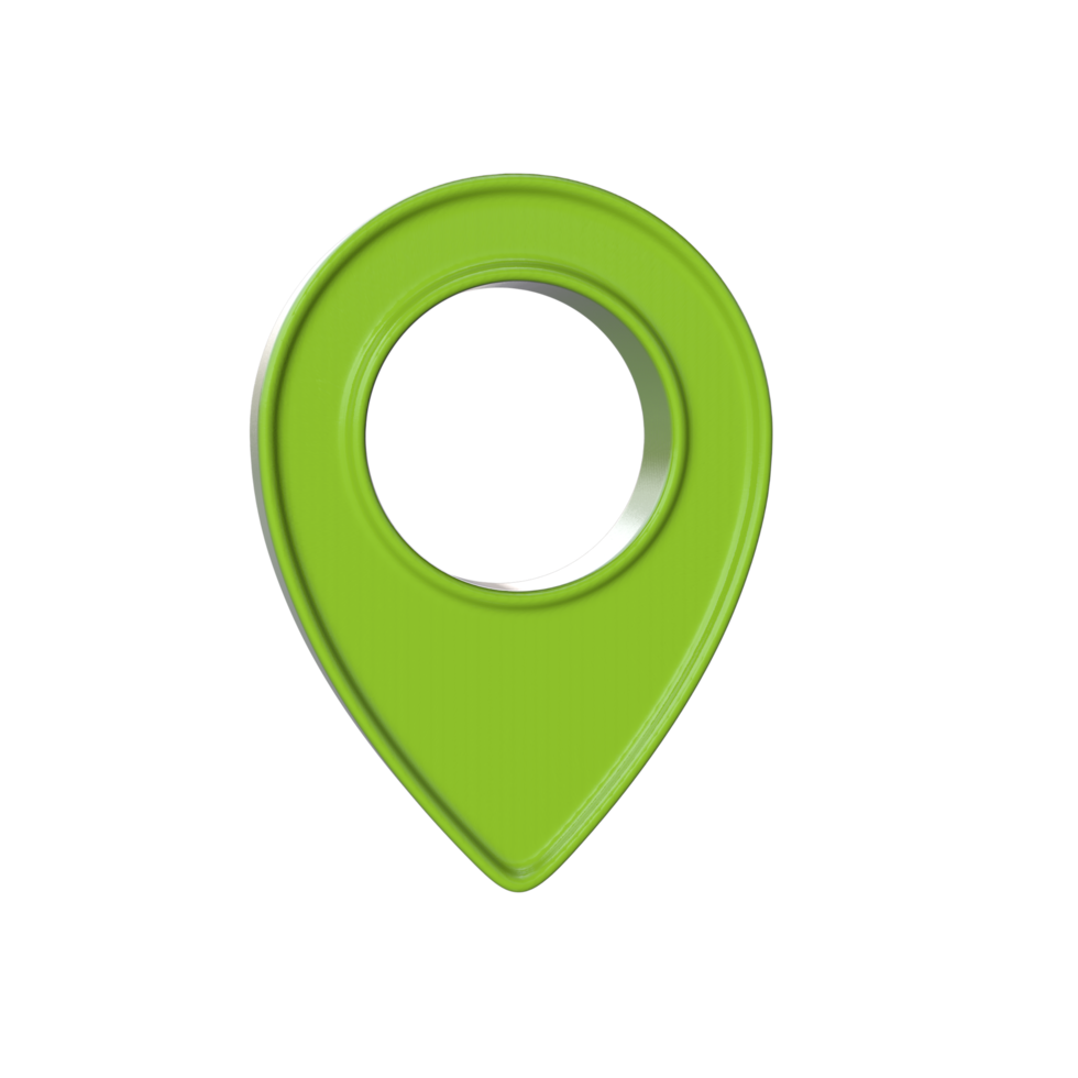 Realistic Location icon 3D render transparent background 21613496 PNG