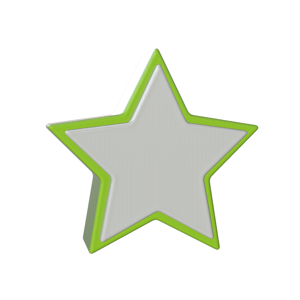 estrella icono 3d hacer transparente antecedentes png