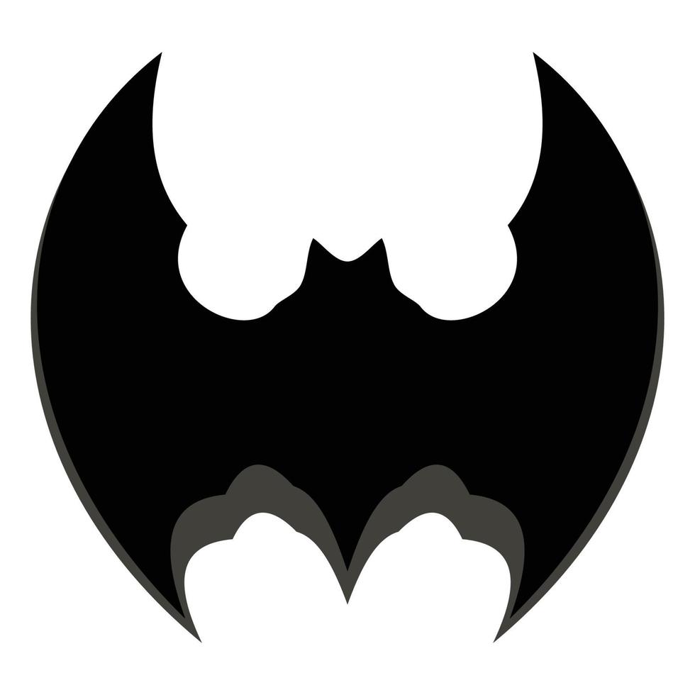 bat vector icon logo template