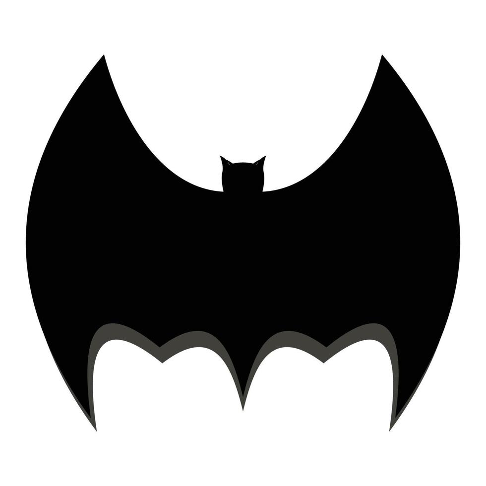 bat vector icon logo template