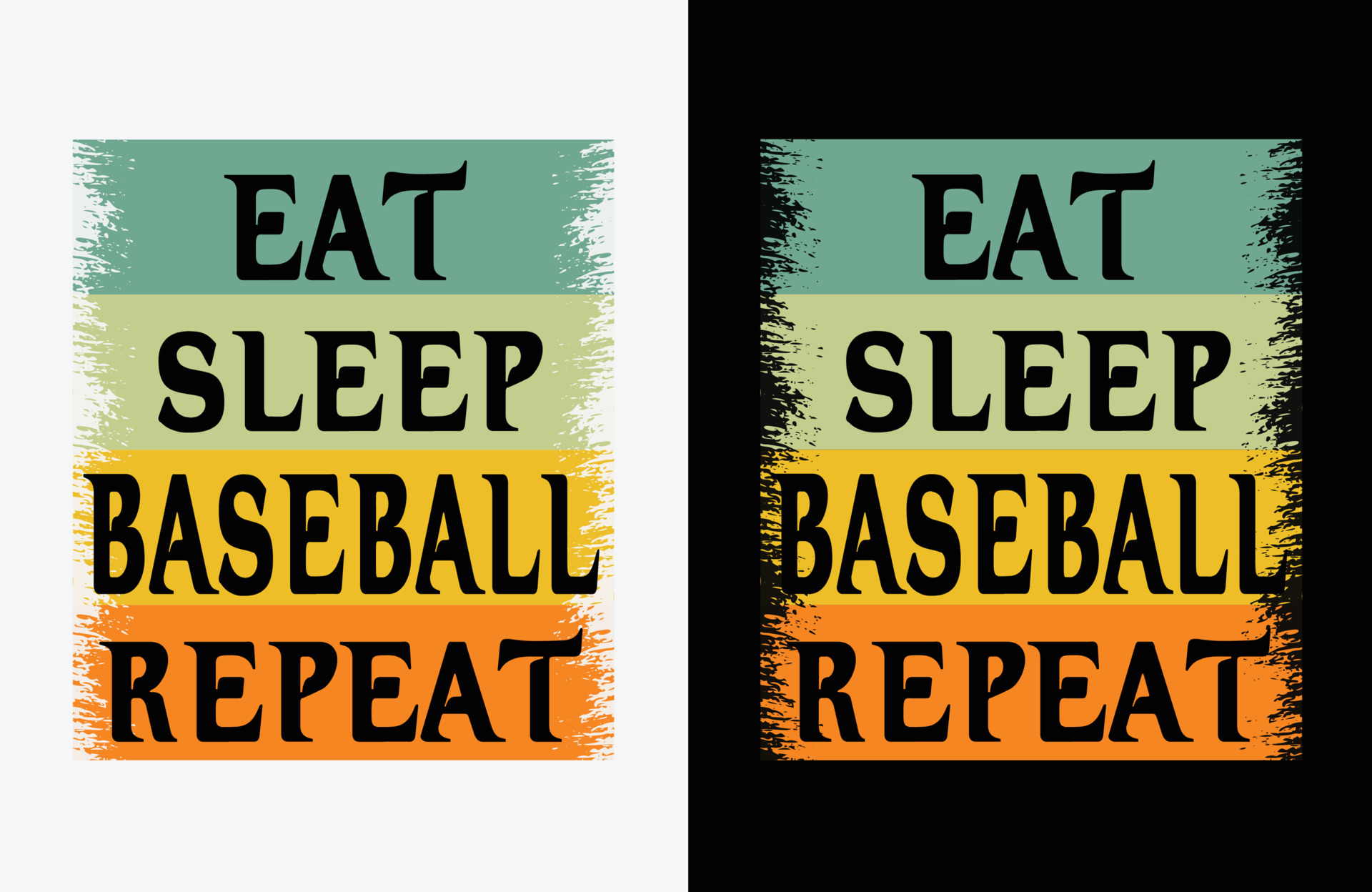 Eat sleep baseball repeat T-shirt vector design, Baseball T-shirt