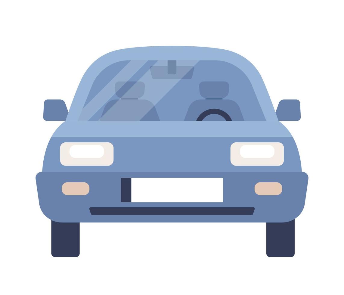 coche icono frente vista. vector plano ilustración