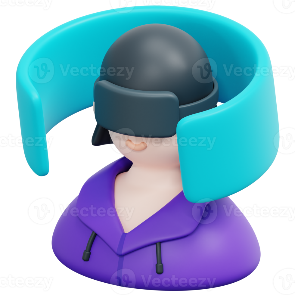 usuario 3d hacer icono ilustración png