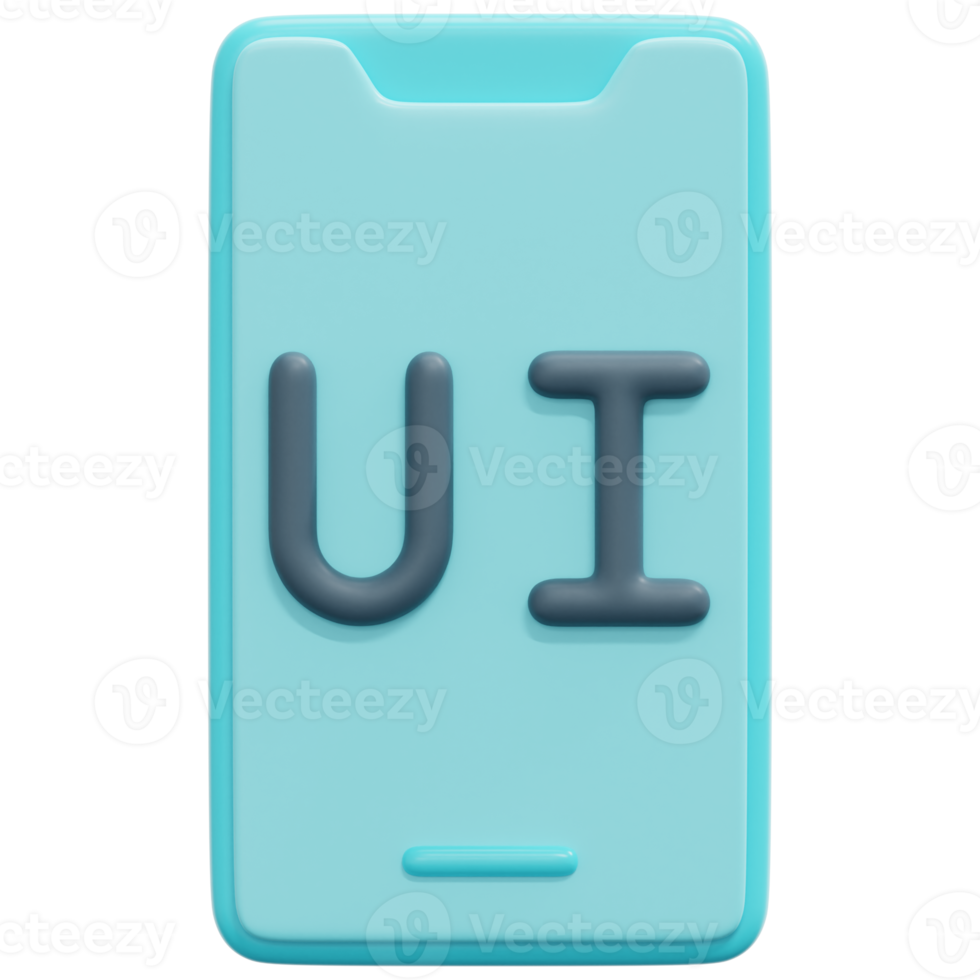 ui 3d render icon illustration png