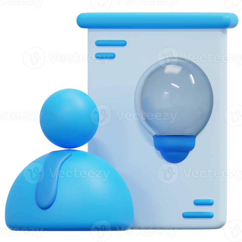 cabeceo 3d hacer icono ilustración png