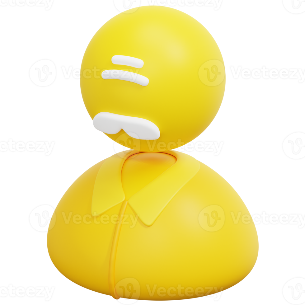 old 3d render icon illustration png