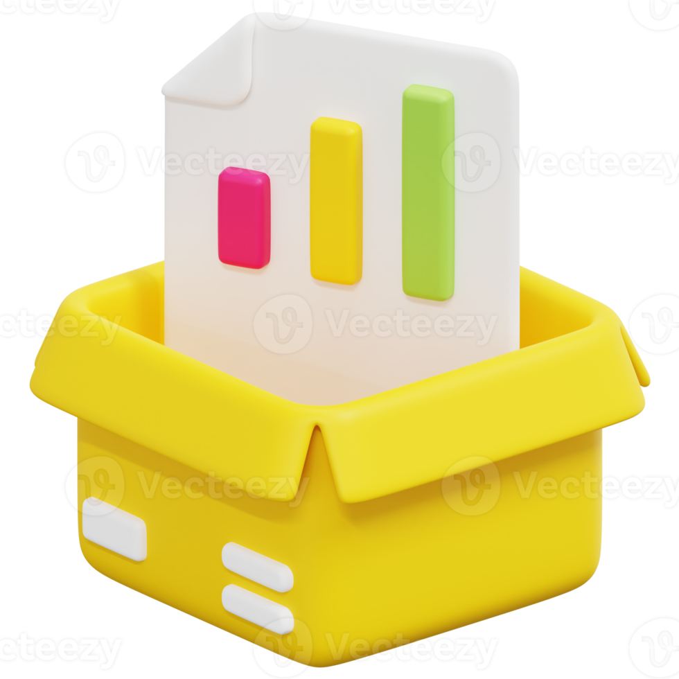 analysis 3d render icon illustration png