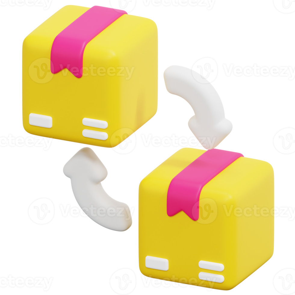 replace 3d render icon illustration png