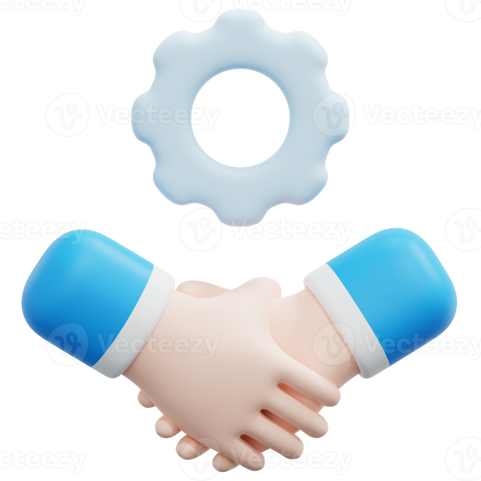 teamwork 3d render icon illustration png