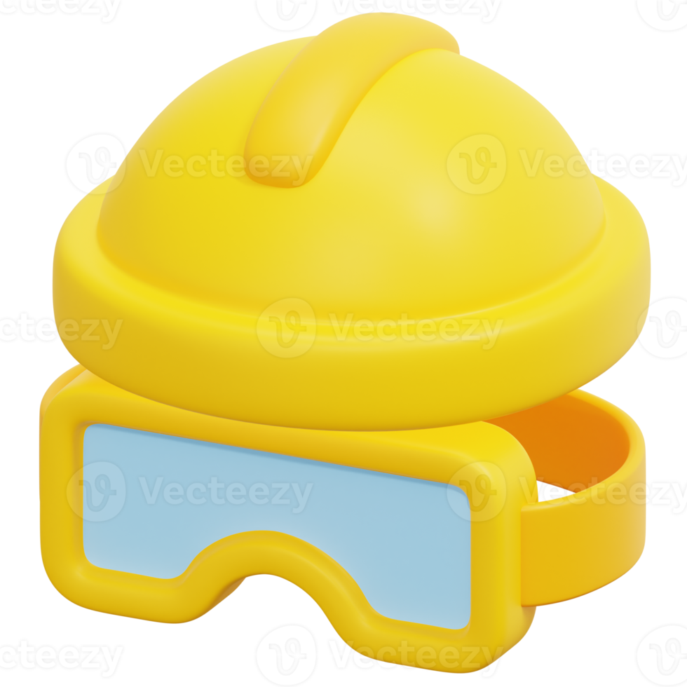 helmet 3d render icon illustration png