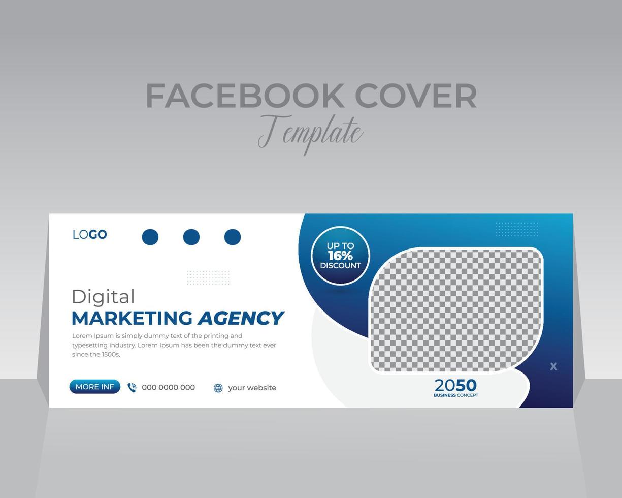 Creative Corporate Social Media Design Cover Template vector