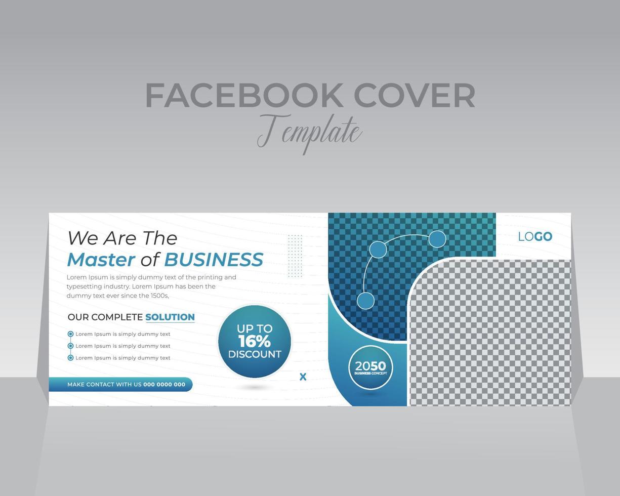 Creative Corporate Social Media Design Cover Template vector