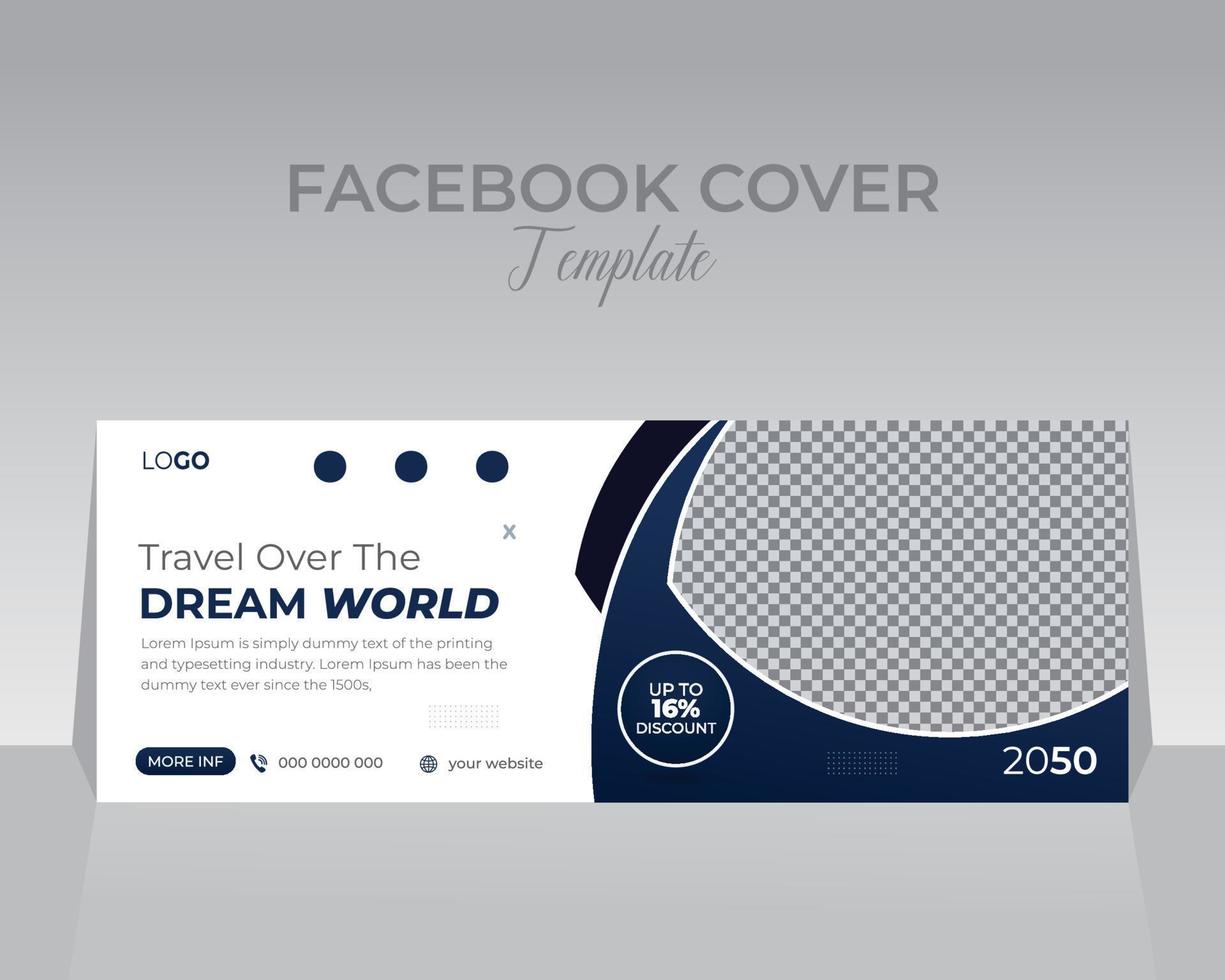 Creative Corporate Social Media Design Cover Template vector