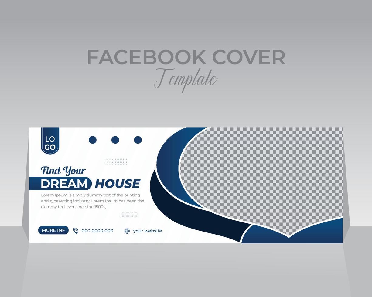 Creative Corporate Social Media Design Cover Template vector