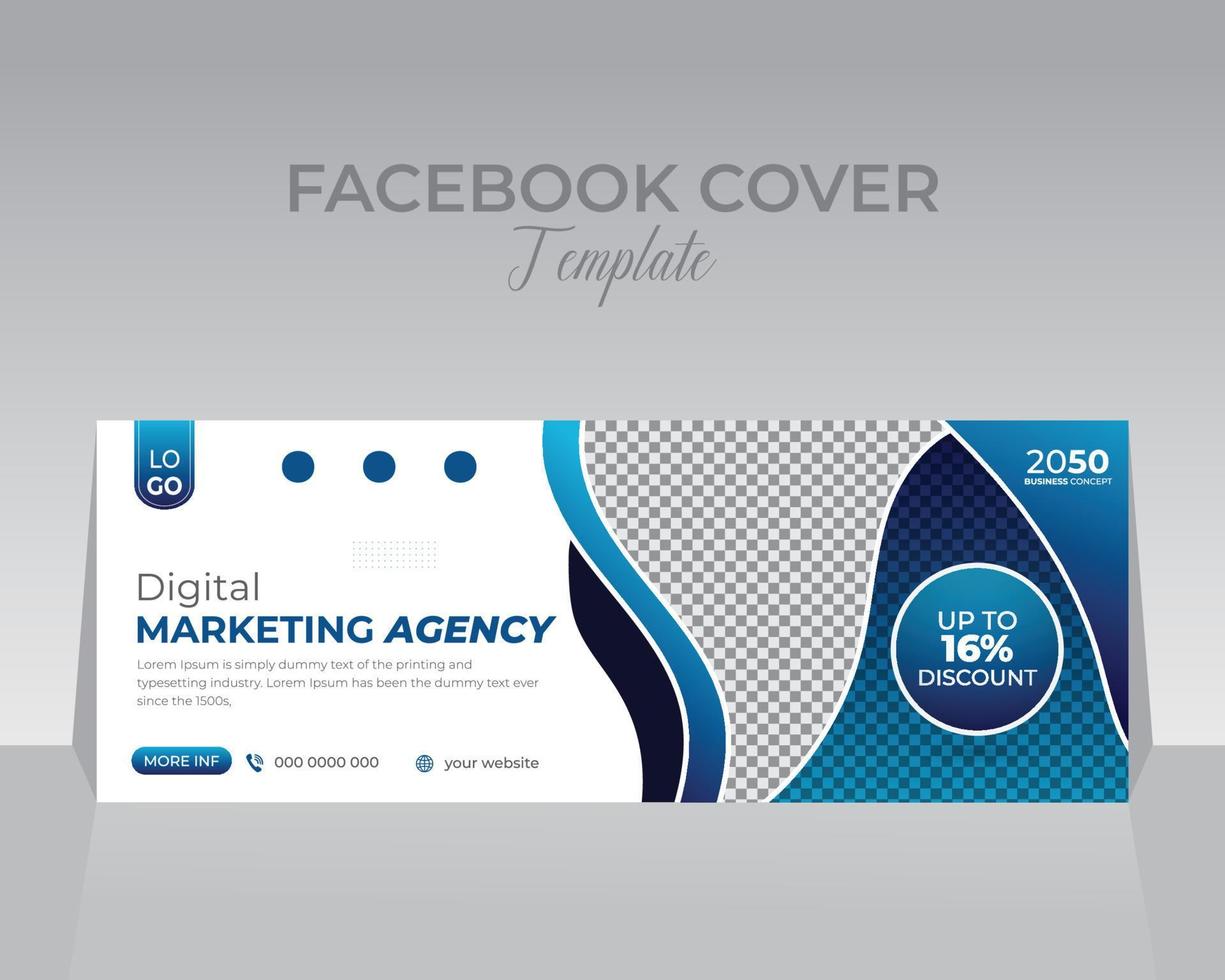Creative Corporate Social Media Design Cover Template vector