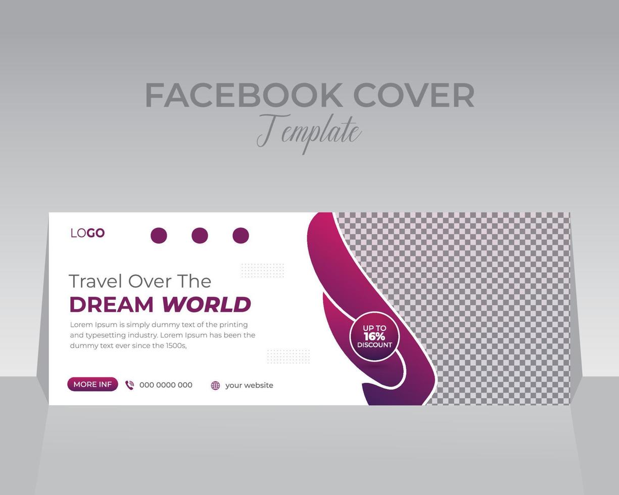 Creative Corporate Social Media Design Cover Template vector