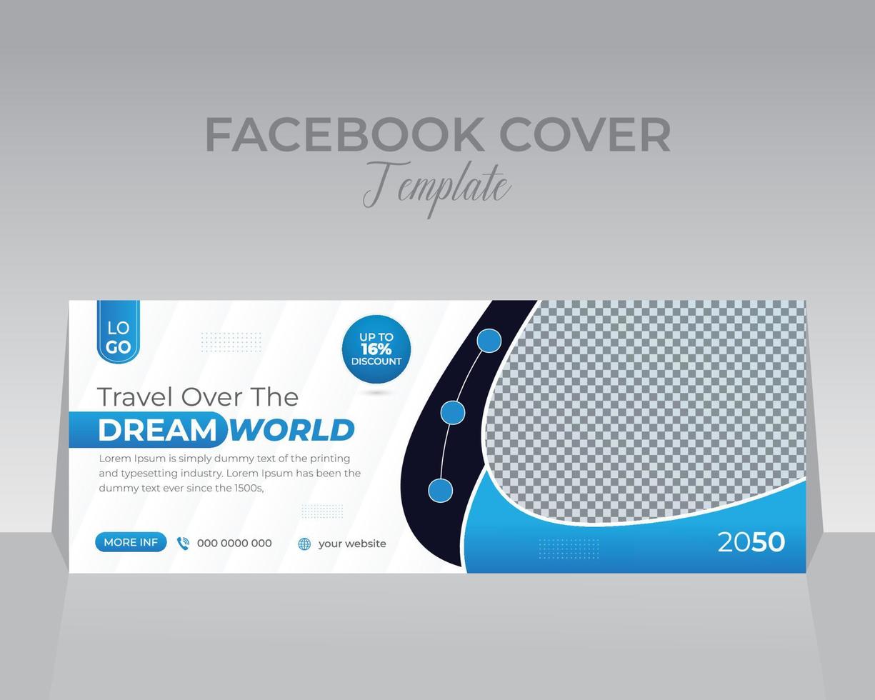 Creative Corporate Social Media Design Cover Template vector