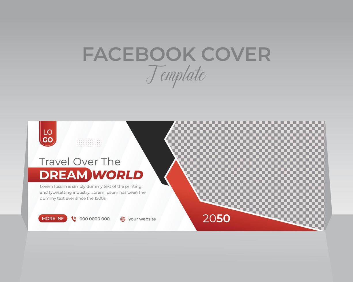 Creative Corporate Social Media Design Cover Template vector