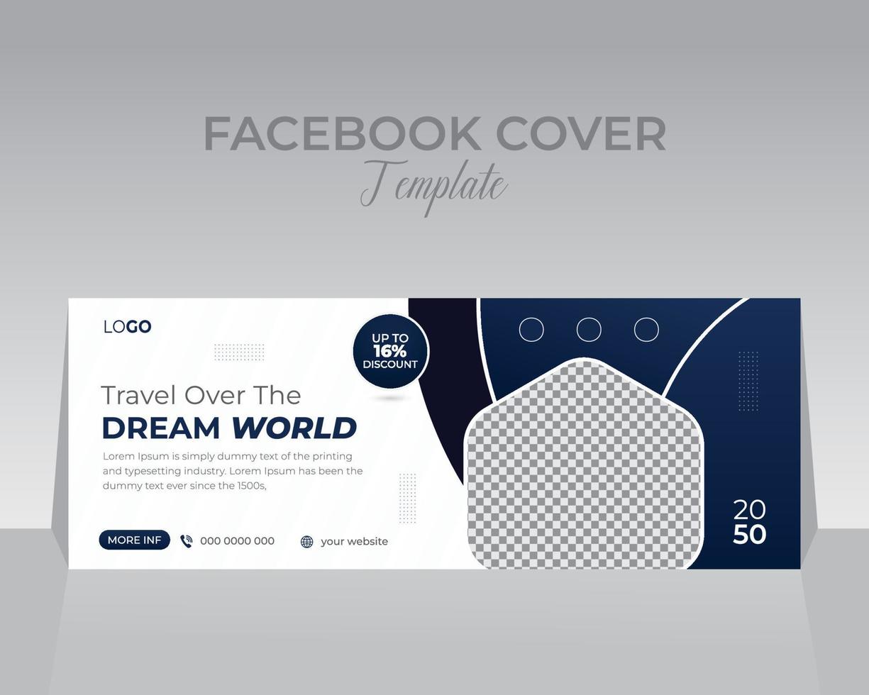 Creative Corporate Social Media Design Cover Template vector