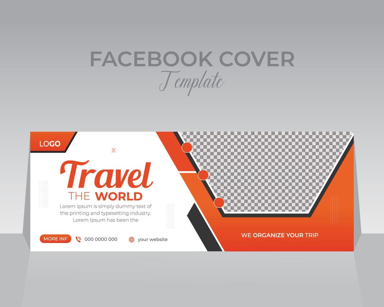 Creative Corporate Social Media Design Cover Template vector