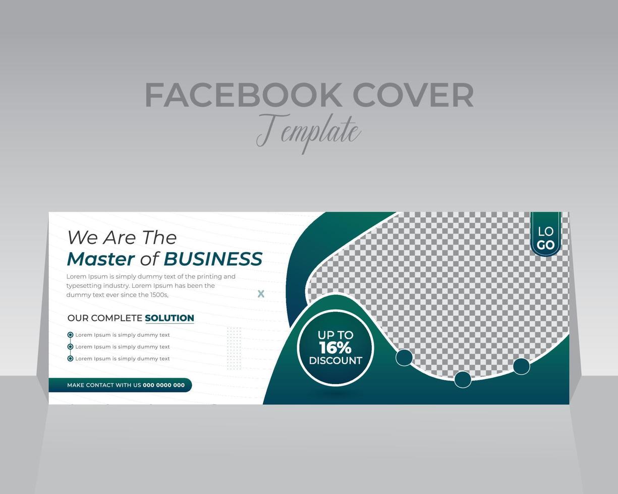 Creative Corporate Social Media Design Cover Template vector