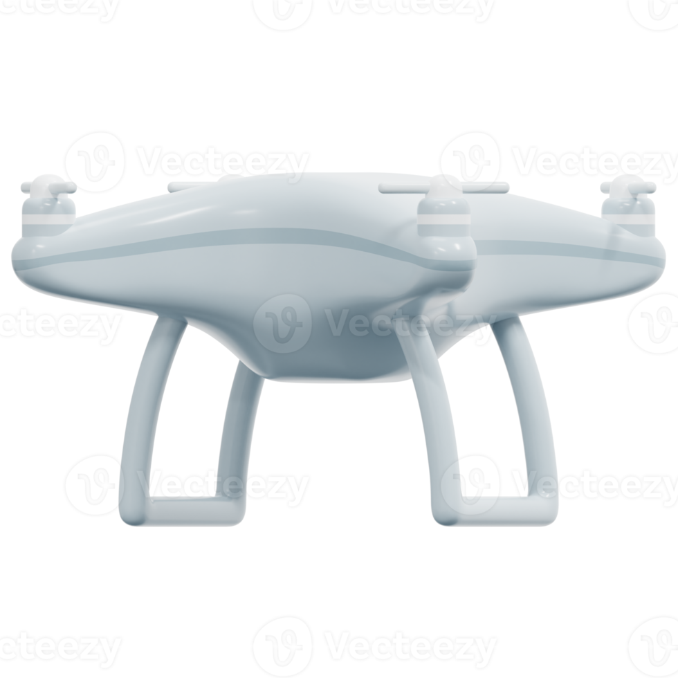 illustration d'icône de rendu 3d drone png