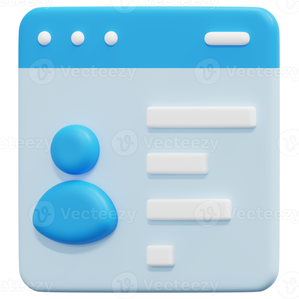 statistics 3d render icon illustration png