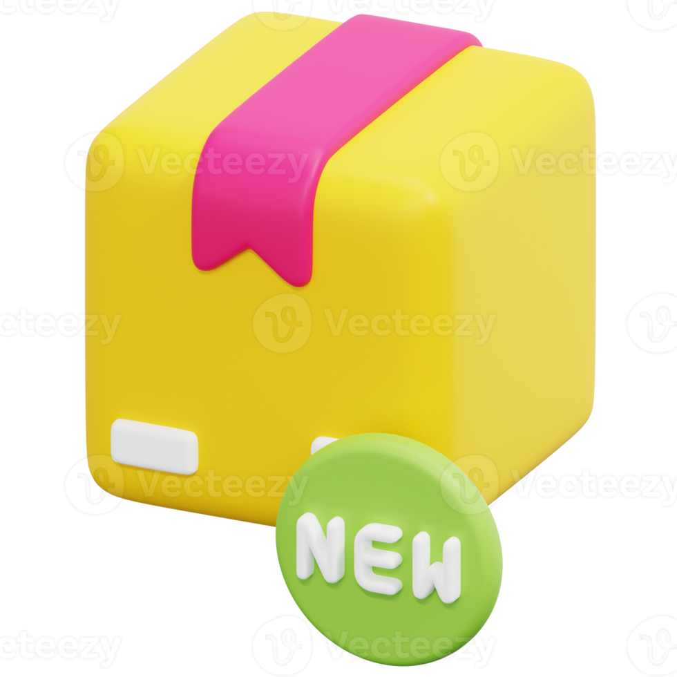 new 3d render icon illustration png