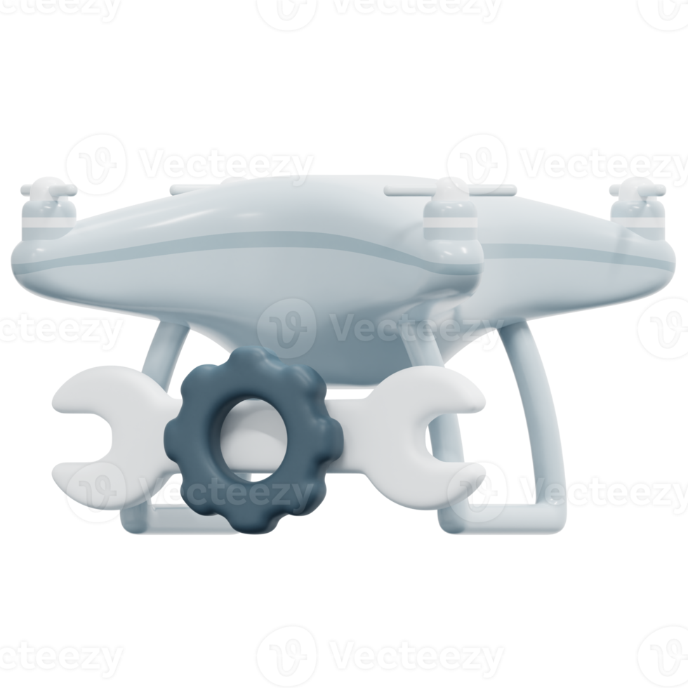 illustration de l'icône de rendu 3d de maintenance png