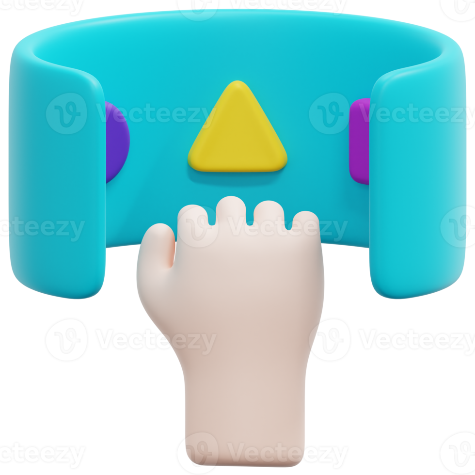 interaction 3d render icon illustration png