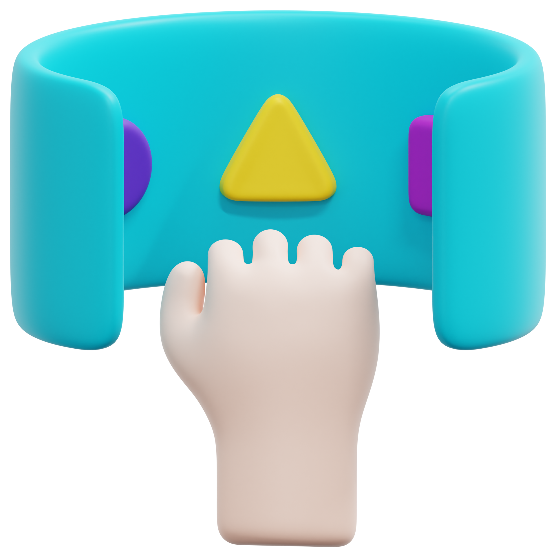 interaction 3d render icon illustration 21615378 PNG