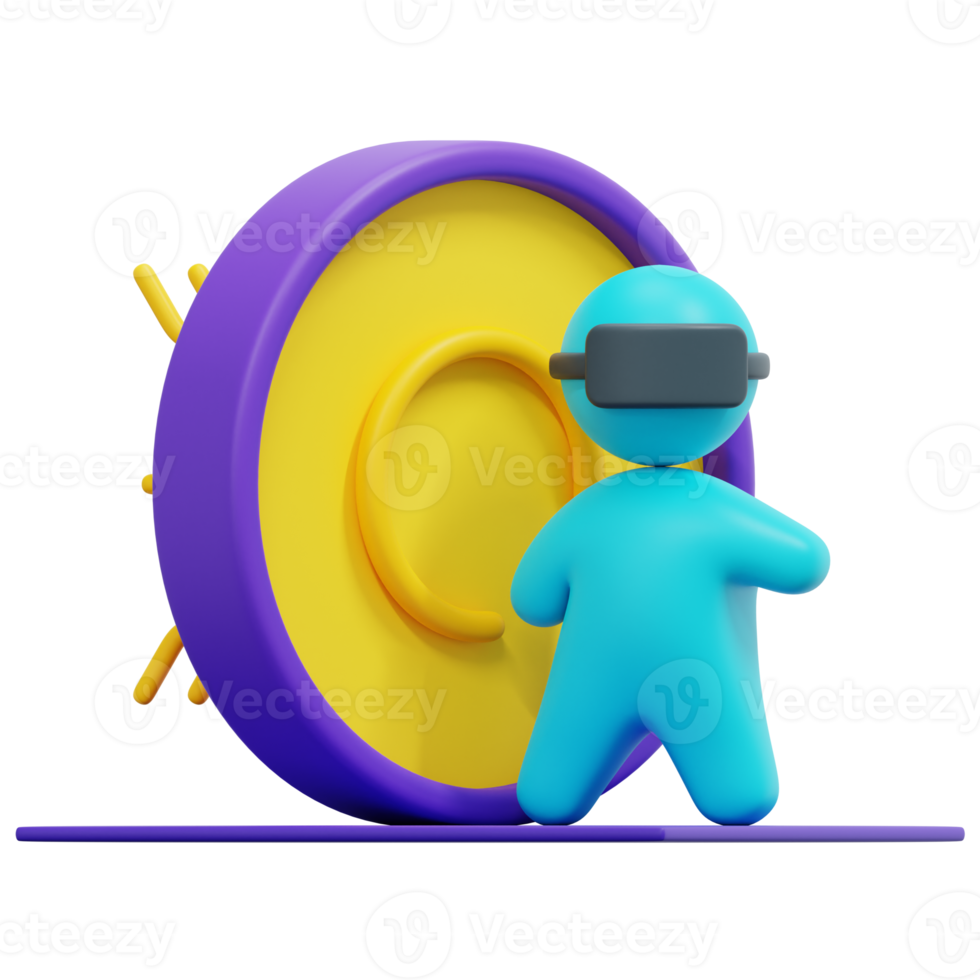 ciberespacio 3d hacer icono ilustración png