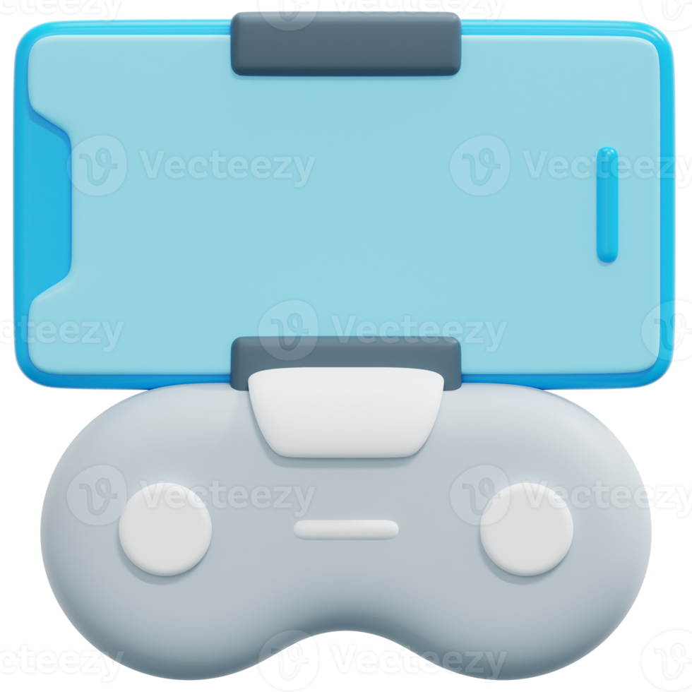 remote control 3d render icon illustration png